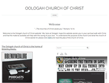 Tablet Screenshot of oologahcofc.org